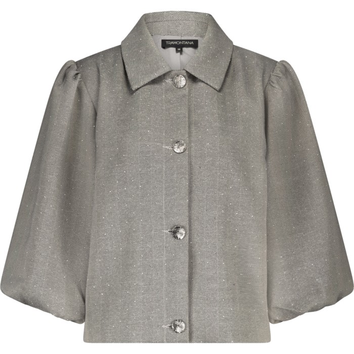 Jacket Mid Grey Melange