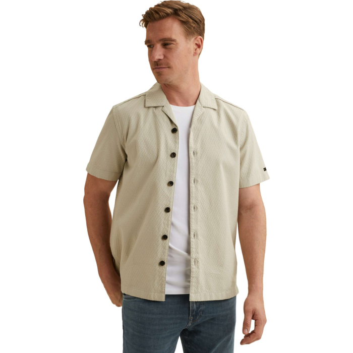 Short Sleeve Shirt Spring Waffle Moonstruck