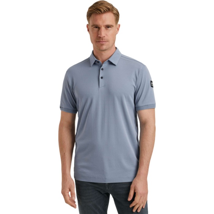 Short sleeve polo raschel interloc Troposphere