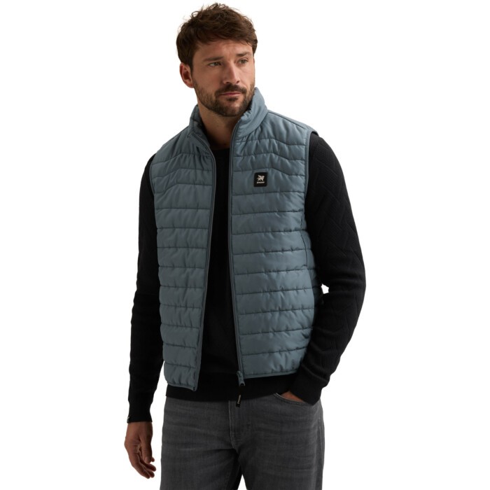 Bodywarmer TRACKOUT Ever-Rib China Blue