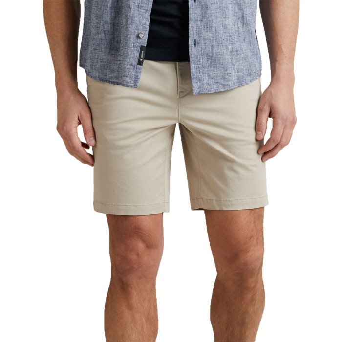 Chino shorts fine twill stretch pure cashmere