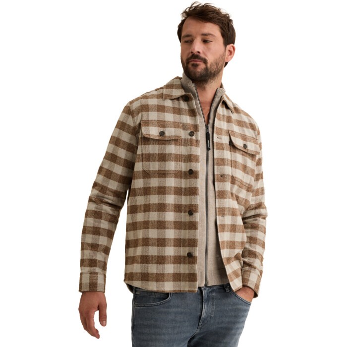 Long sleeve shirt Check Mouline Early Frost