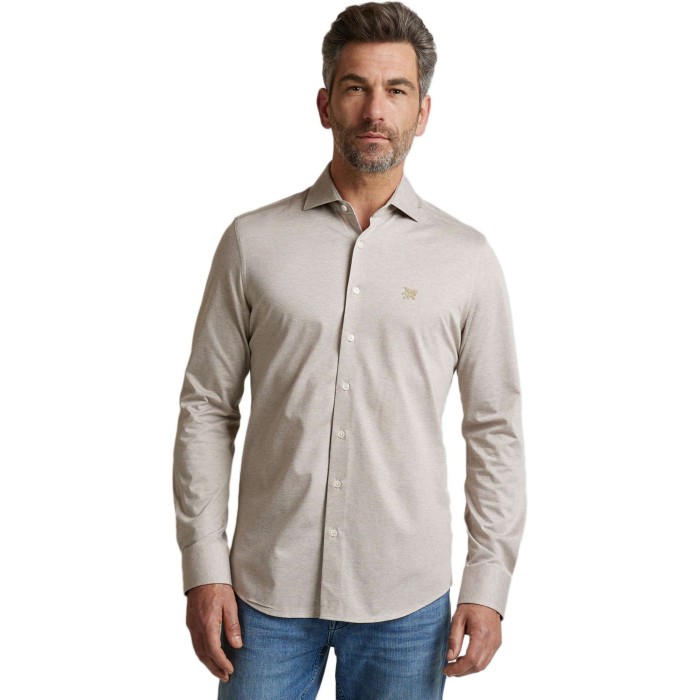 Long sleeve shirt cf solid jersey pure cashmere