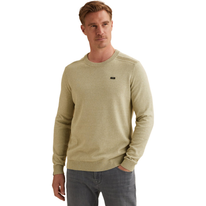 Crewneck cotton linen blend Tea