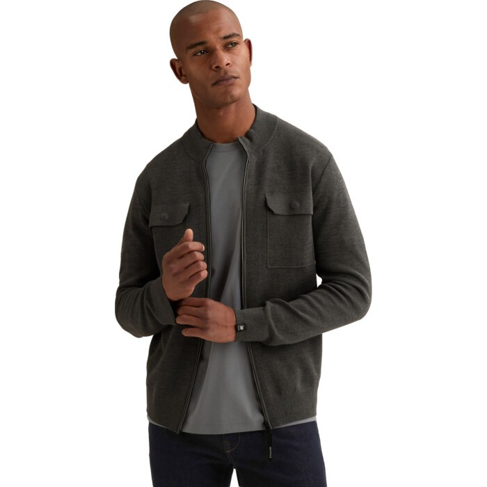 Zip jacket cotton modal mouline bo Enigma