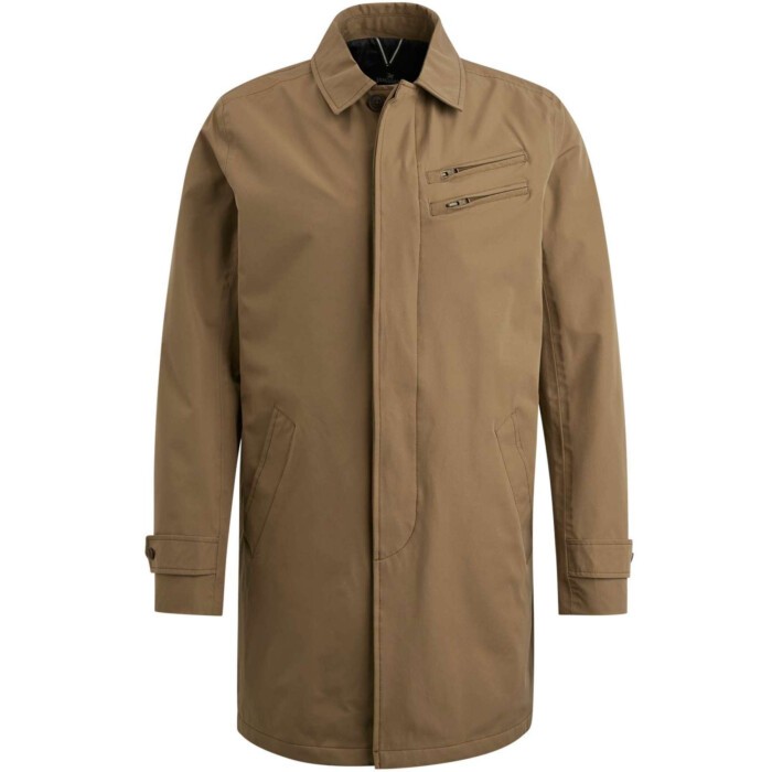 Zomerjas lang model poly soft touch v-coat otter
