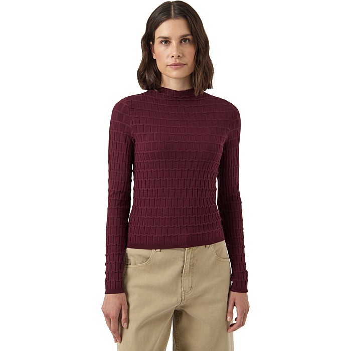 YASTRIXO LS KNIT PULLOVER S. Port Royale