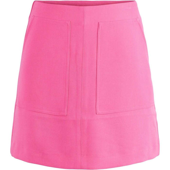 Pinki hw short skirt shocking pink
