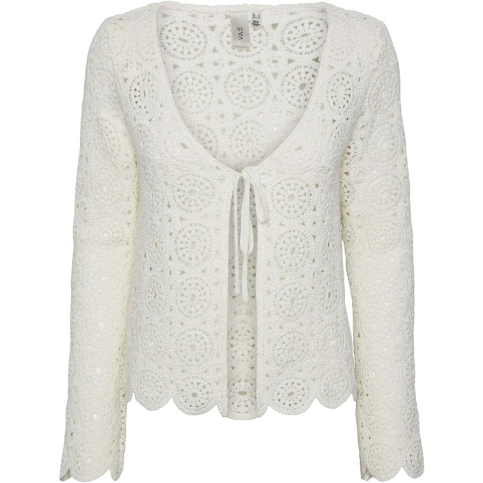 Lomia ls knit cardigan - ca star white