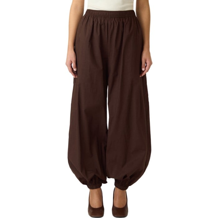 YASMELVO HW BALLOON PANT S. Coffee Bean