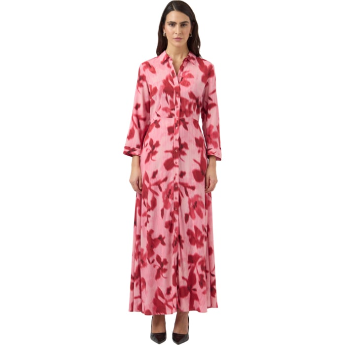 YASSAVANNA LONG SHIRT DRESS S. NOOS Moonlite Mauve