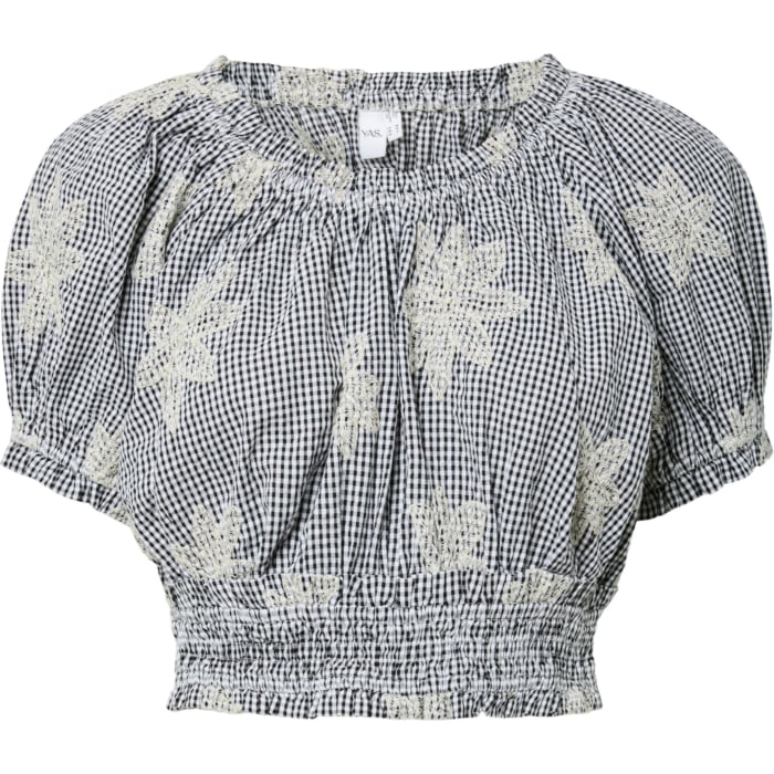 YASCHETTA SS SHORT TOP - FEST Star White/W. BLACK