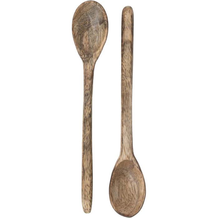 Set lepels van mangohout BROWN