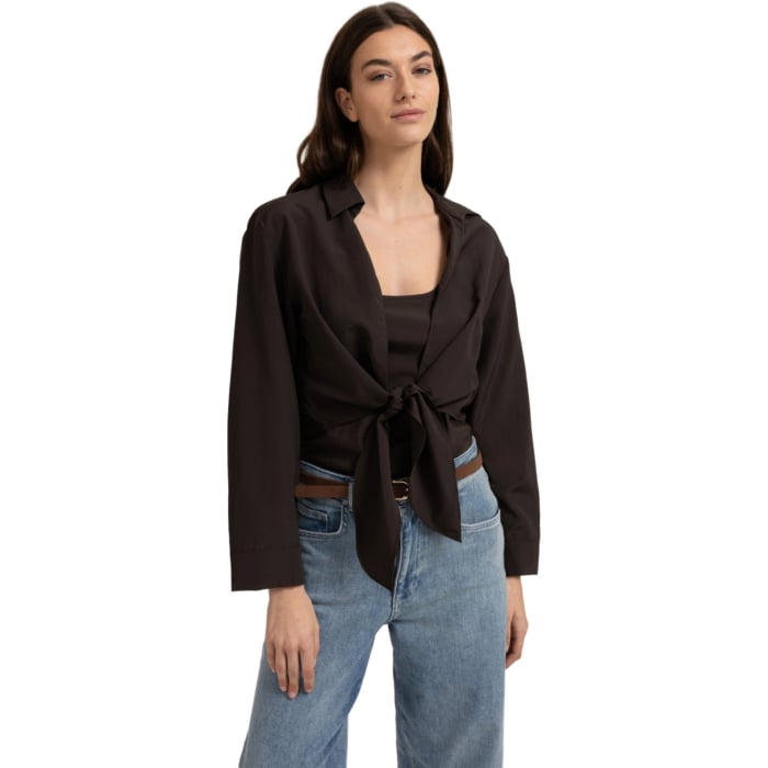 Blouse met bijpassende top DELICIOSO BROWN