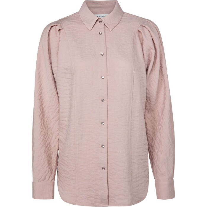 Button up blouse adobe rose pink