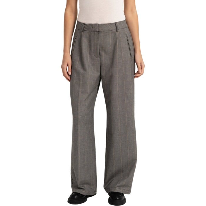 Pantalon met ruitdessin HOLE BLACK DESSIN