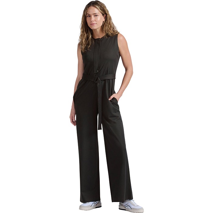 Jersey jumpsuit WASHED BLACK
