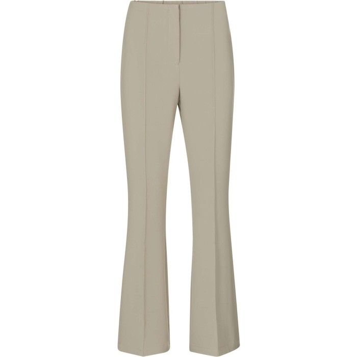 Flared trousers vintage khaki beige