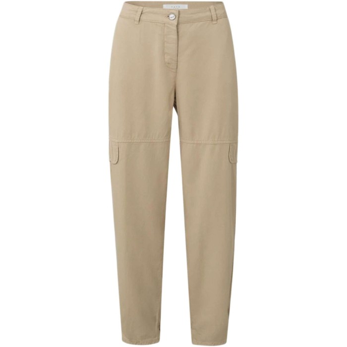 Cargo trousers with pockets safari sand