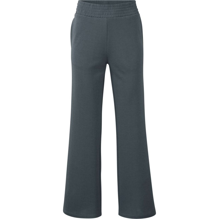 Wide leg trousers with pockets ombre blue