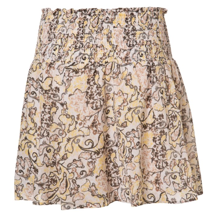 Mini skirt with print birch sand dessin