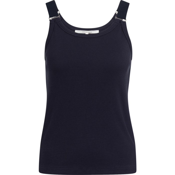 Singlet met ringdetails NAVY BLAZER BLUE