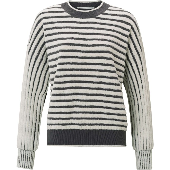 Striped sweater thunderstorm grey de