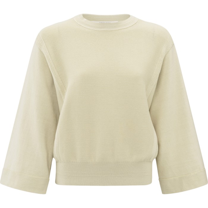 Sweater with mixed textures SUMMER SAND