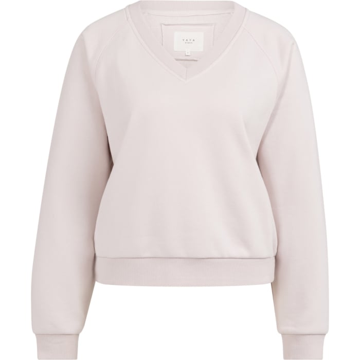 Sweater met V-hals GRAY LILAC