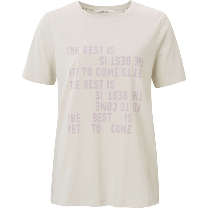T-shirt with text orchid petal purple