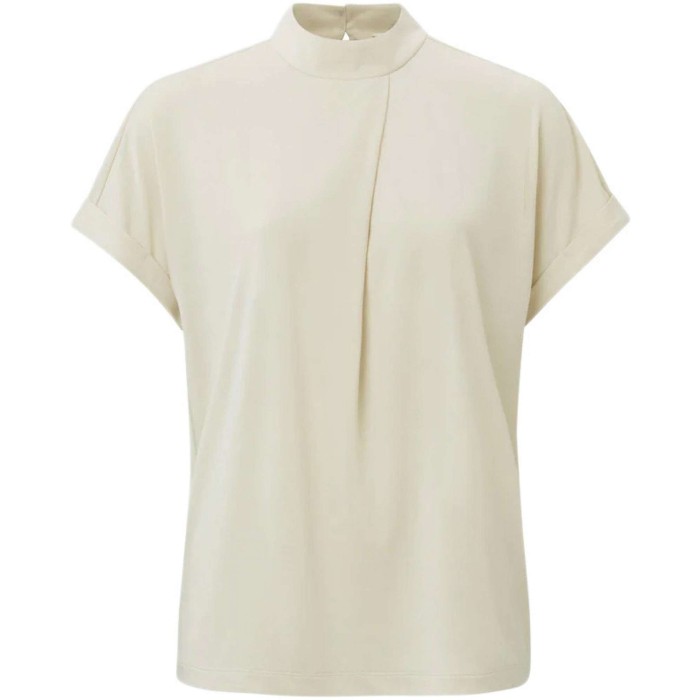 Top with pleat birch sand
