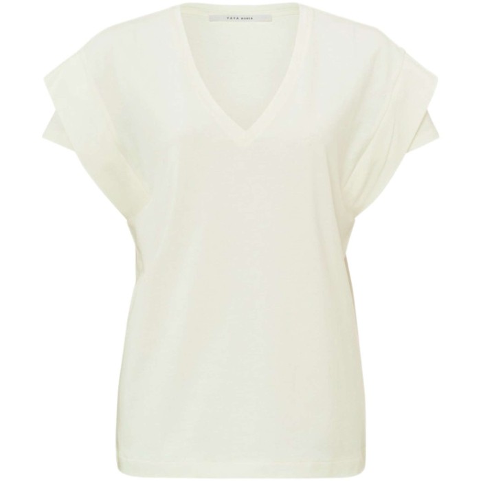 Top with sleeve detail IVORY WHITE