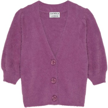 Cardigan polly bright bordeaux pink