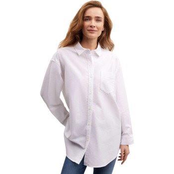 Olivia pocket shirt oxford white