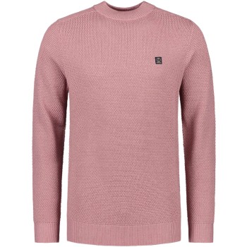 Crew neck structure knit