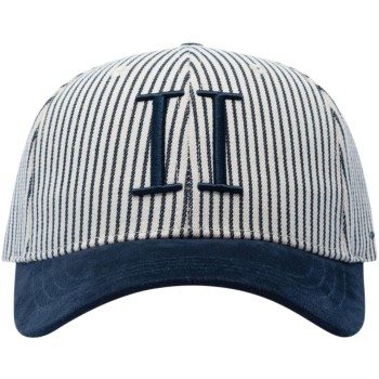 Encore stripe baseball cap off white & navy