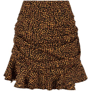 Skirt leila black &  brown dot
