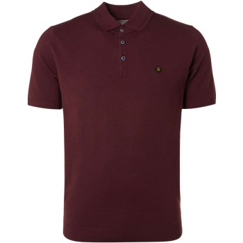 Pullover short sleeve polo port wine