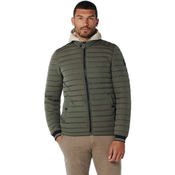 Jacket short fit padded moss