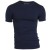 Basis t-shirt ronde hals bodyfit blauw