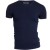 Basis t-shirt v-hals bodyfit blauw