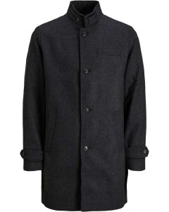 Blamelton wool coat sn dark grey melange/st