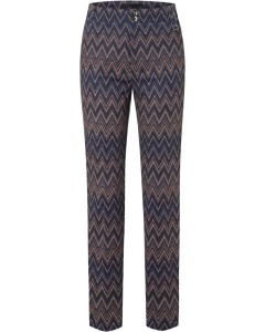 Cora 191g stretch pants blue zigzag