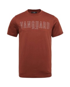 Short sleeve r-neck single jersey cherry mahogany