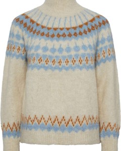 Ista ls knit pullover s. moonstruck
