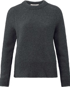 Boucle sweater long sleeve phantom grey