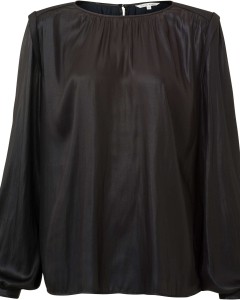 Flowy top with shoulder detail anthracite/black