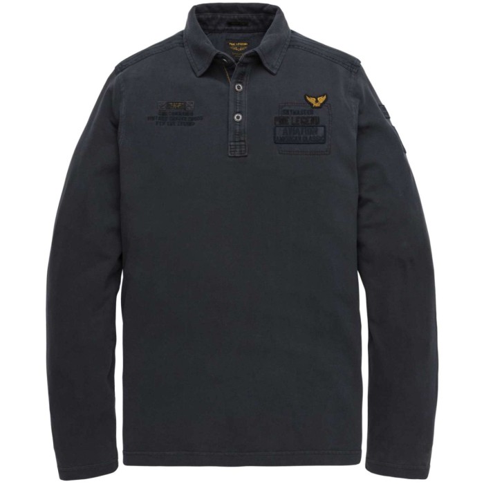 niemand Munching smokkel PME Legend Long sleeve polo rugged pique salute PPS195861-5281 | VTMode