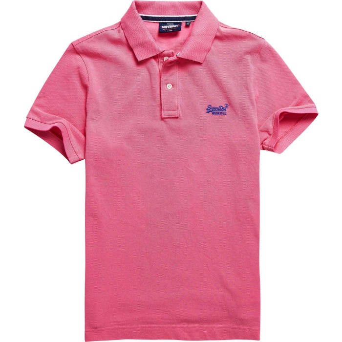 Superdry Classic pique polo pink twist M1110004A-3EY | VTMode